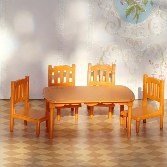 5 pc. Miniature Dining Furnishings - Picture 3 of 8